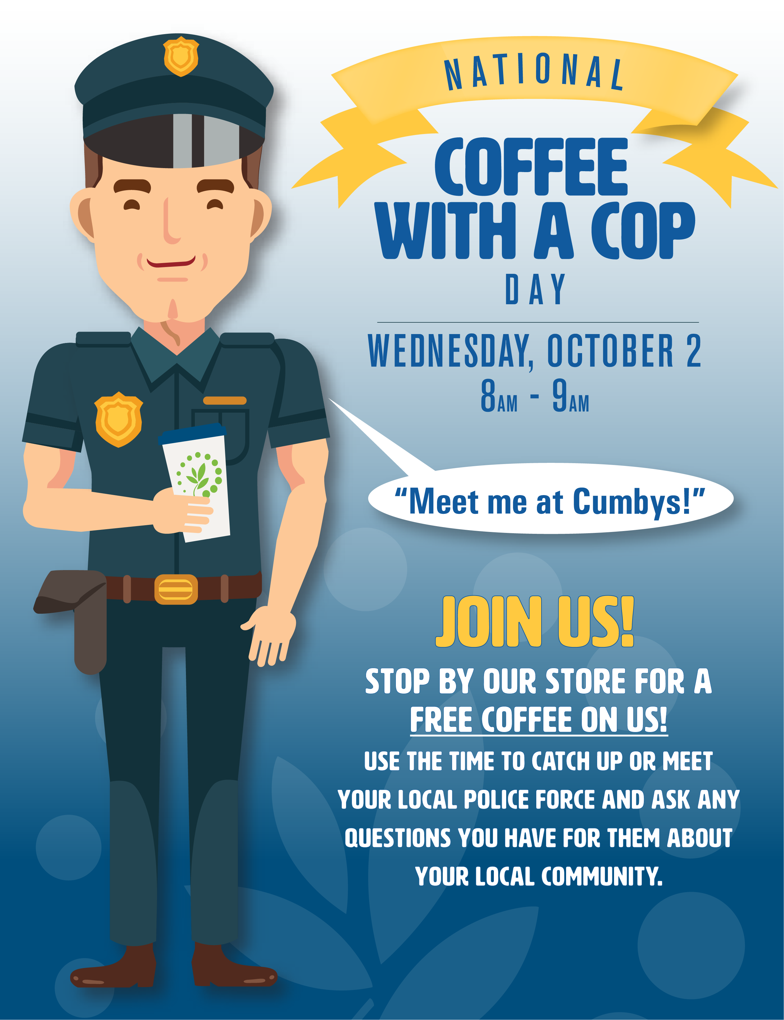 National Coffee with a Cop day - STORE POSTER-04