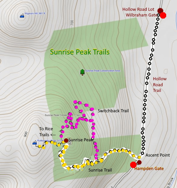 Sunrise Trailwalk Map